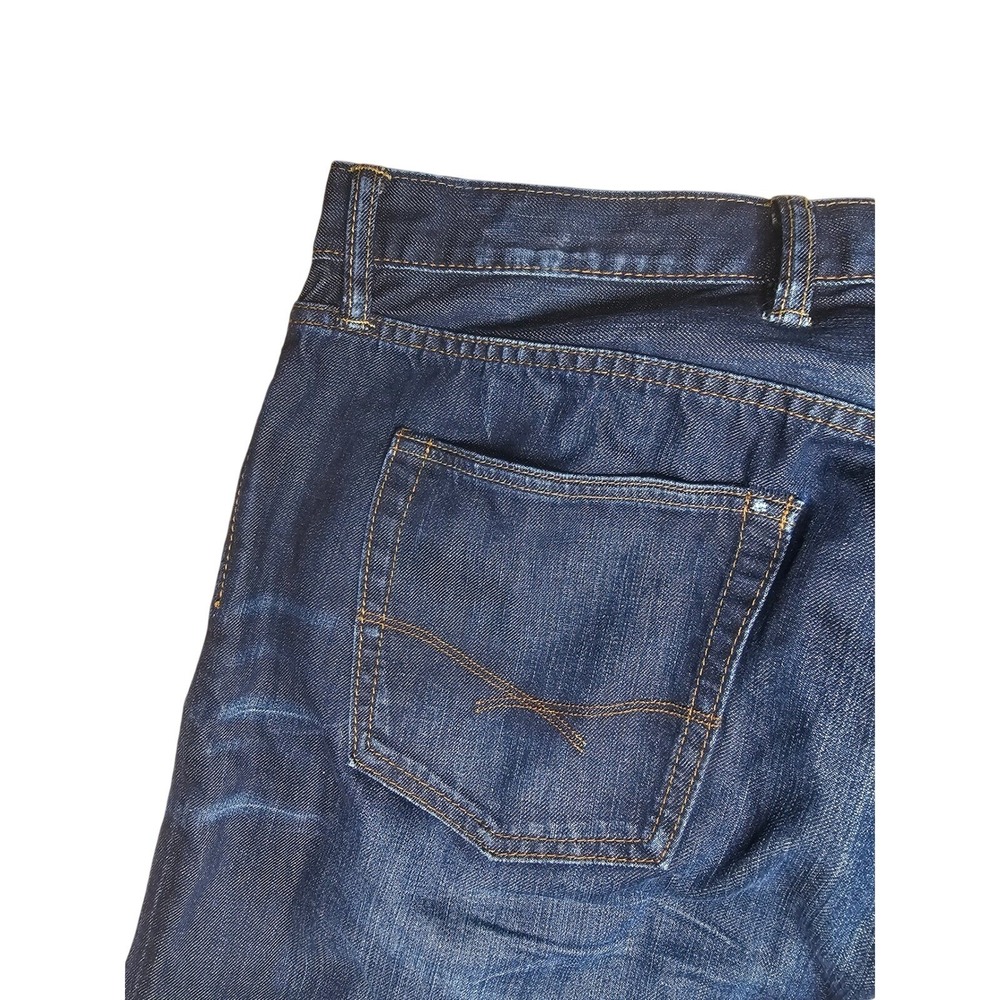 Gap 1969 Men Dark Star Bootcut Jeans 38x32 Ringspun Cotton Denim Indigo 715511 - Picture 9 of 16